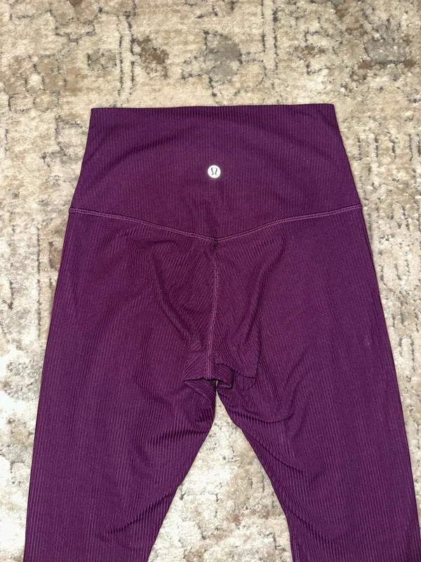 Lululemon Align Ribbed High-Rise Leggings 28" - Image 4