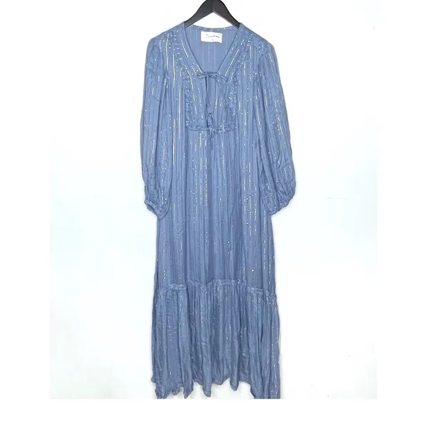Sundress X Revolve Maria Maxi Dress in Roma Powder‎ Blue XS/S - Image 3