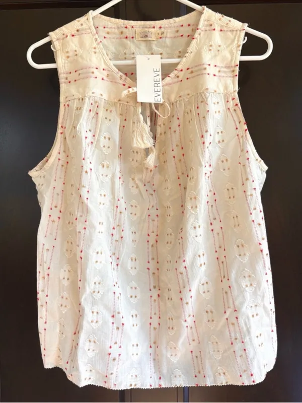 NWT Faherty Skylar Top Size Small Retail $128.00 - Image 4