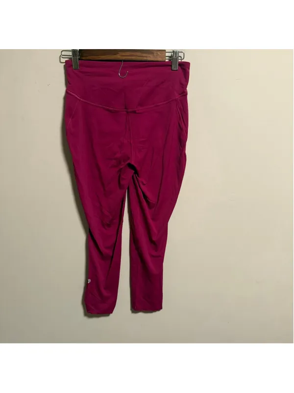 Lululemon Base Pace High-Rise Crop 23" Magenta Purple- Size 8 - Image 2