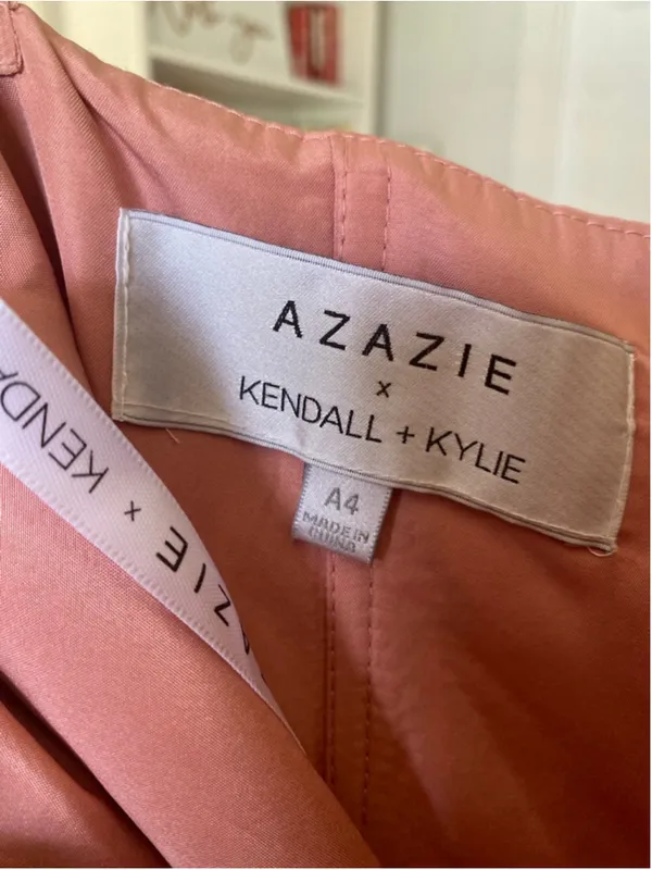 Azazie Kendall Kylie Maxi Dress Dusty Rose Formal Bridesmaid Satin Wedding Guest - Image 6