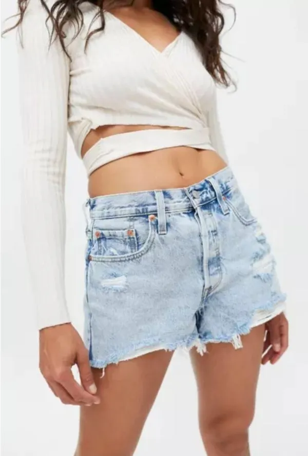 Levi’s 501 High-Waisted Denim Short - Image 3