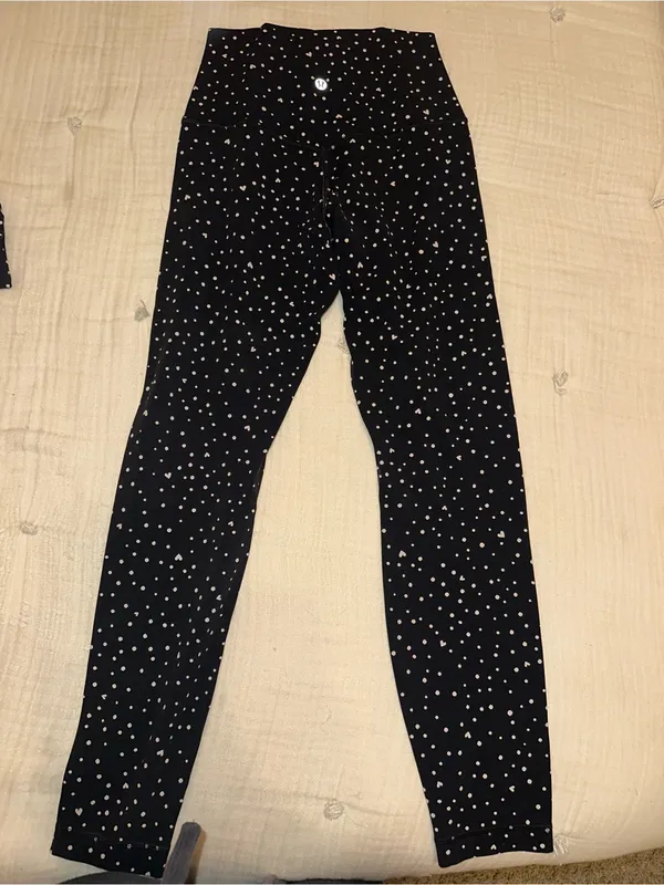 Lululemon Black & White Scattered Align Leggings Shorts & Define Jacket set 6 - Image 5