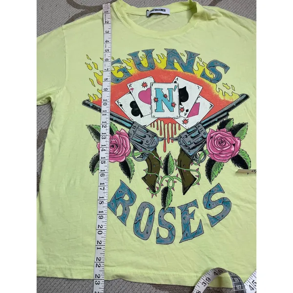 Daydreamer Guns N’ Roses Graphic Band T-Shirt Short Sleeve Rock Tee Size XS - Image 3