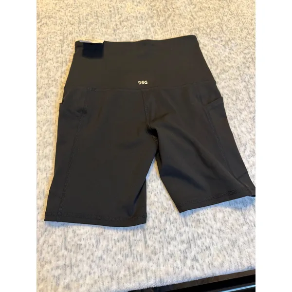 DSG Momentum Ultra‎ High Rise Bike Shorts Black Pocket Womens Size XS NWT - Image 2