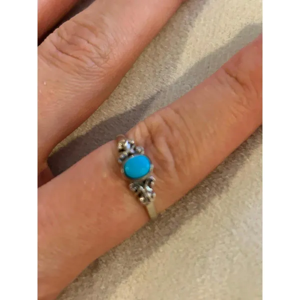 Ring 925 sterling silver ring size 8.25 lot d47 - Image 5