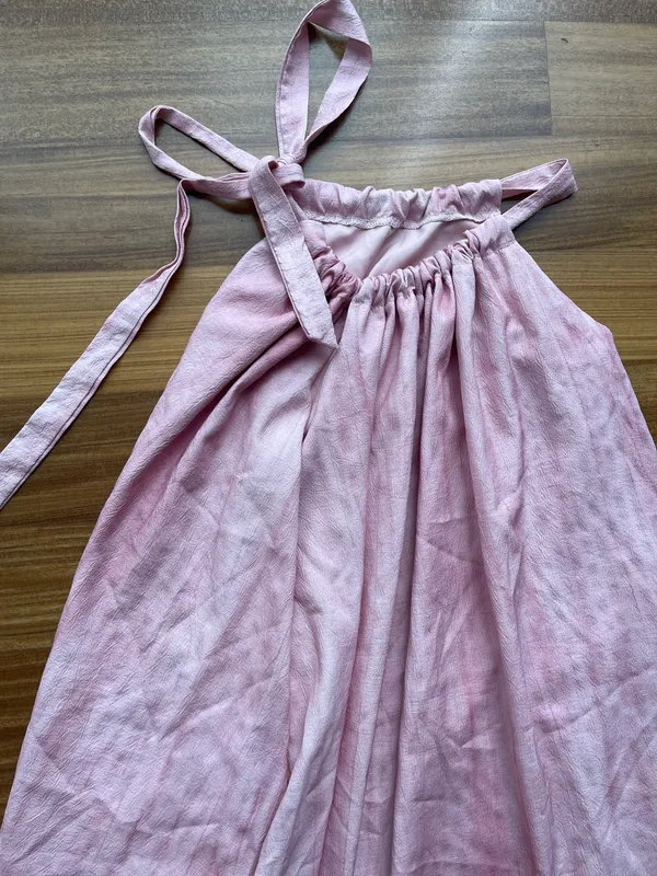 SheIn Rose Pink Halter Maxi Dress - Image 3