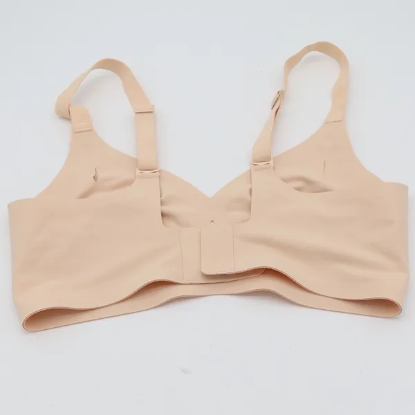 Unbranded Bra Womens M Seamless Wireless Beige Keyhole V-Neck Excellent - Image 3