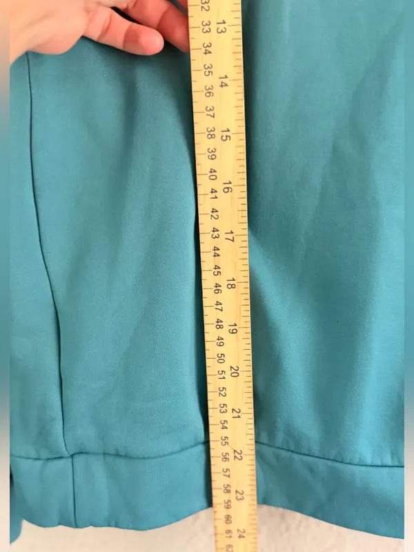 Nike Therma Soft Fleece Teal Pullover Hoodie Women's medium Loose Fit Sweatshirt - Image 8