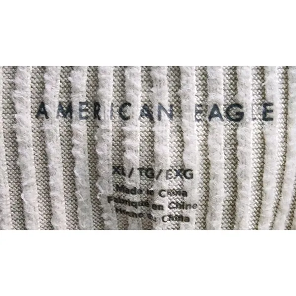 American Eagle Women's Ribbed Knit Long Sleeve Crop Top Size‎ XL Stretchy Comfy - Image 3