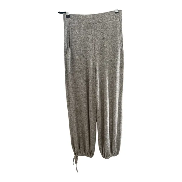 Free People Intimately Free Bunny Cuddle Jogger Tie Leg Heather Gray Boho - Image 4