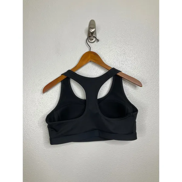 Nike Swoosh‎ Dri-FIT Women Racerback Sports Bra Black XL Medium Support - Image 2