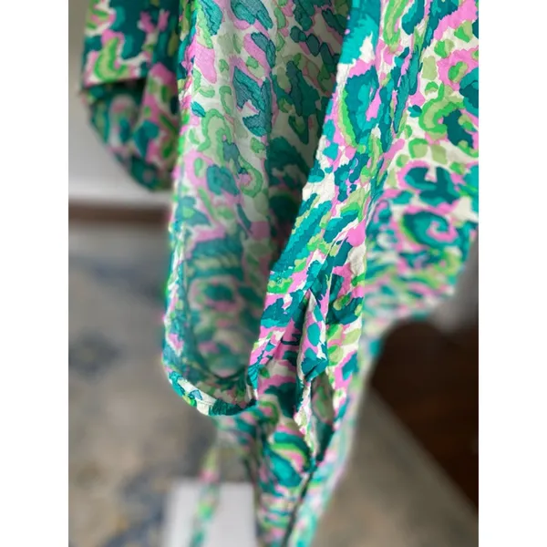 Cupshe Bright Abstract Shorts Romper Jumpsuit Vaca Resort Tropical Spring Summer - Image 4