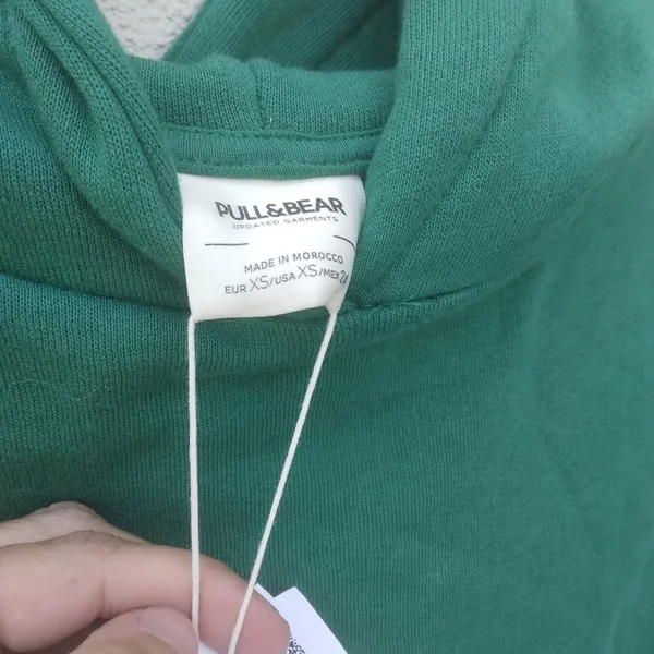 Pull & Bear Gorgeous Green Hoodie XS. - Image 6