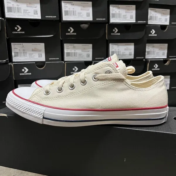 Converse Women's Cream and White Trainers - Image 5