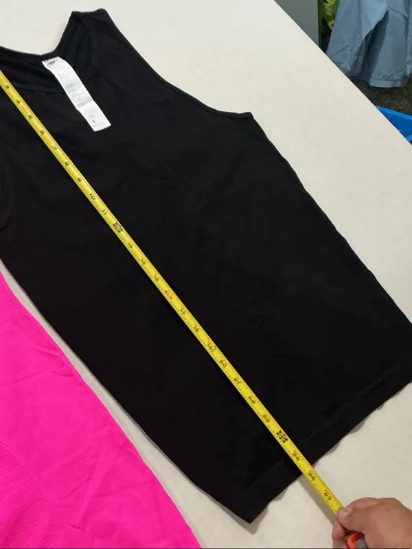 ZYIA and Fabletics Racerback Tank Duo in Hot Pink and Black - Image 5