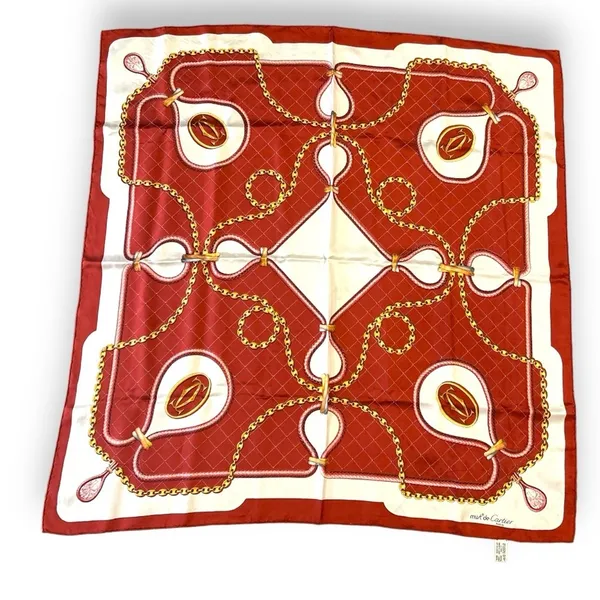 Cartier silk scarf - Image 3