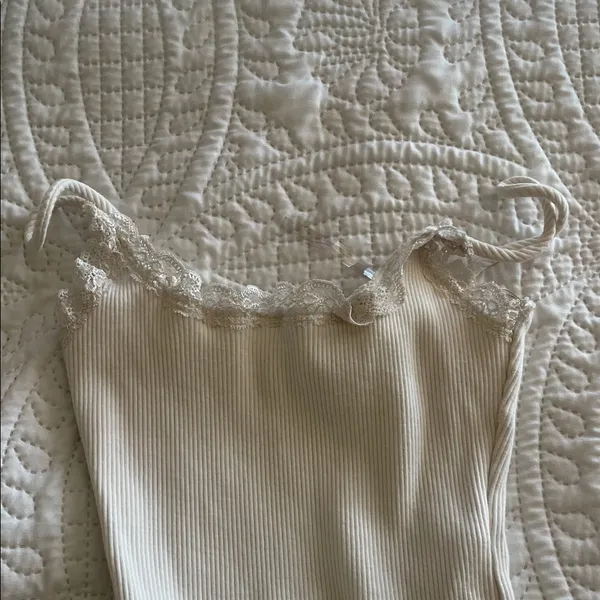Windsor White Ribbed Bodysuit - Image 4