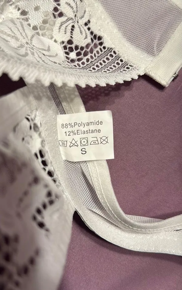 While Lace Bralette White - Image 4