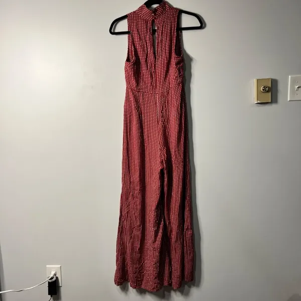 MAEVE Women's Red patterned jumpsuit SIZE 2 - Image 7