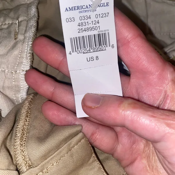 American eagle super stretch skinny brown Bermuda shorts size 8 new with tags - Image 4