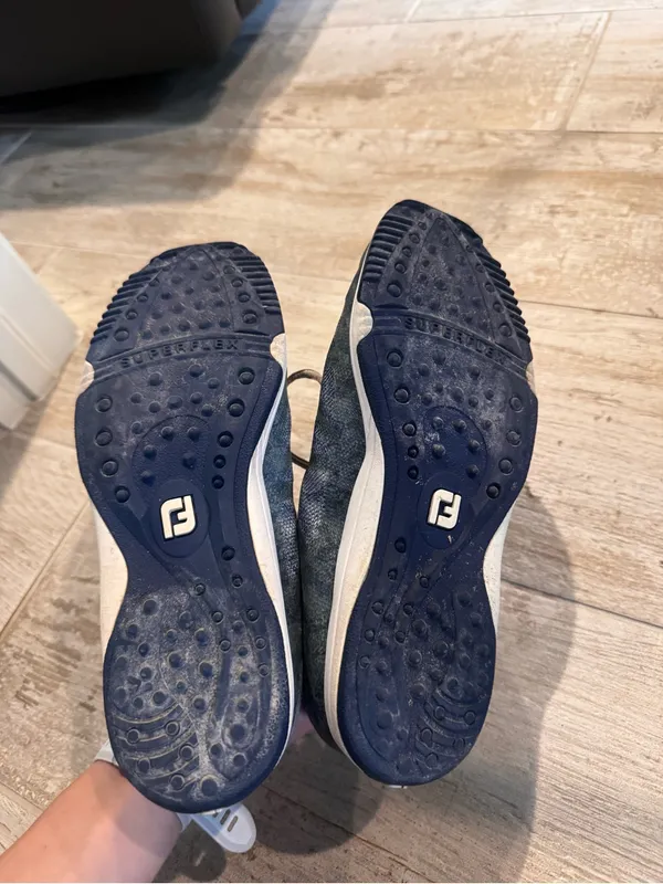 FootJoy Knit Golf Sneakers in Heathered Blue-Grey - Image 5