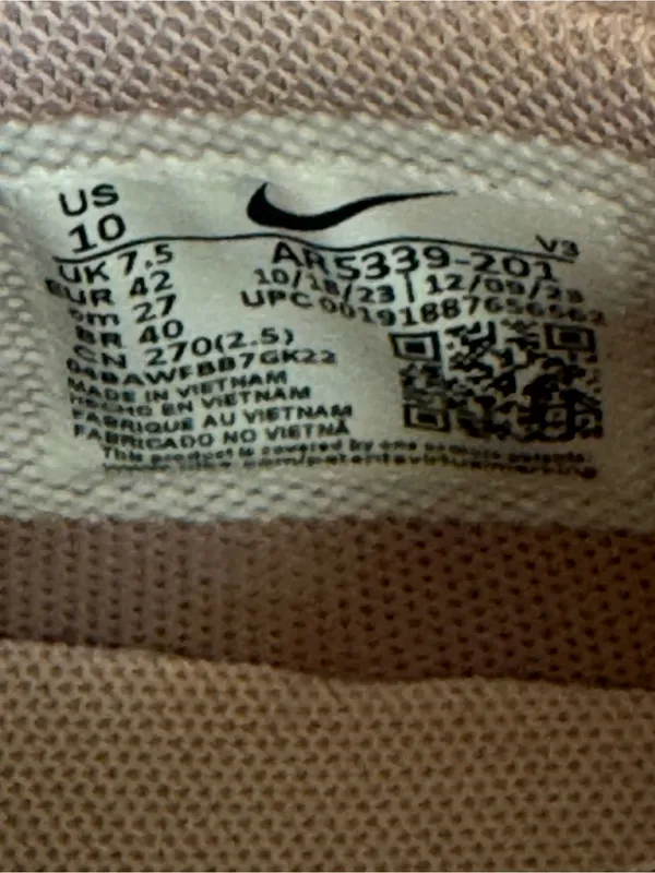 Pink Nike Air Force 1 Sneakers - Image 8