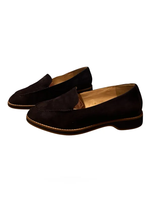 Cole Haan Women’s “The Go To” Navy Suede Slip-On Loafers - Image 3