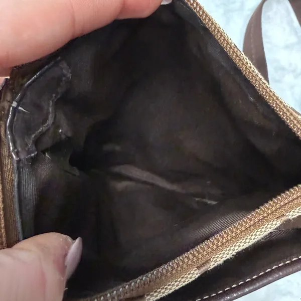 COACH Brown Signature Crossbody - Image 4