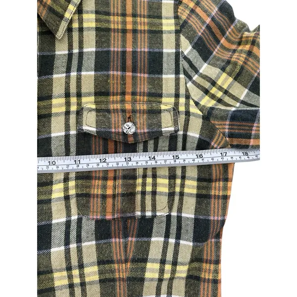 Warner Bros Speedy Gonzales, Flannel Button-Up blouse Size M crystal buttons - Image 7
