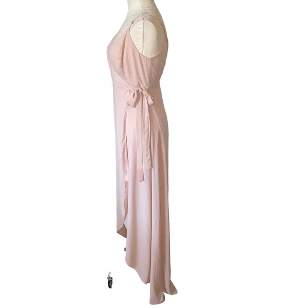 Show Me Your MuMu Mariah Wrap thin strap v-neck party barbiecore Dress Large - Image 6