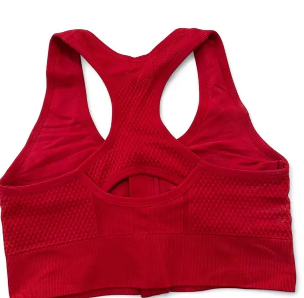 New Balance Red Sports Bra - Image 3