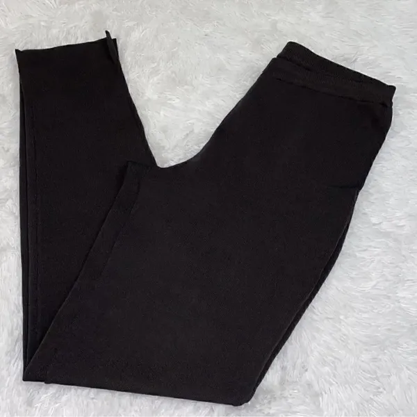 Grace knit dressing Olive Green Stretchy Pants(Size Small) Green - Image 2