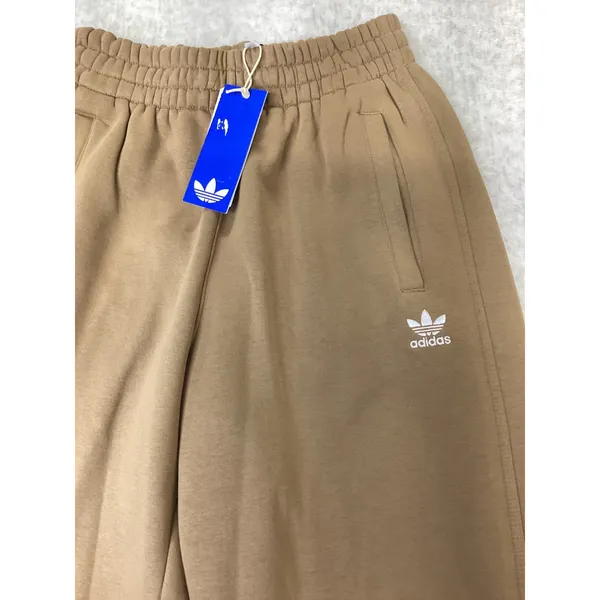 Adidas Originals Essentials Joggers Cardboard Brown Tan Fleece Pants‎ JX5184 XS - Image 2