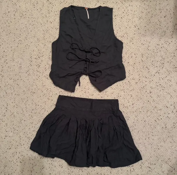 Free People XS Wishing Well Linen Set - Image 3
