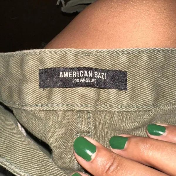 Women's Green and Khaki Jeans - Image 3
