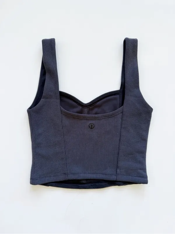 lululemon Ribbed Softstream Sweetheart Tank Top Size XS - Image 5