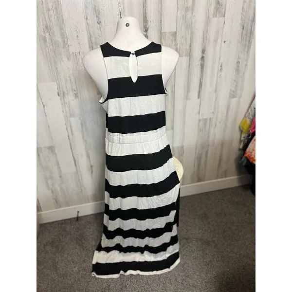 Stripped maxi dress Black Size XL - Image 5
