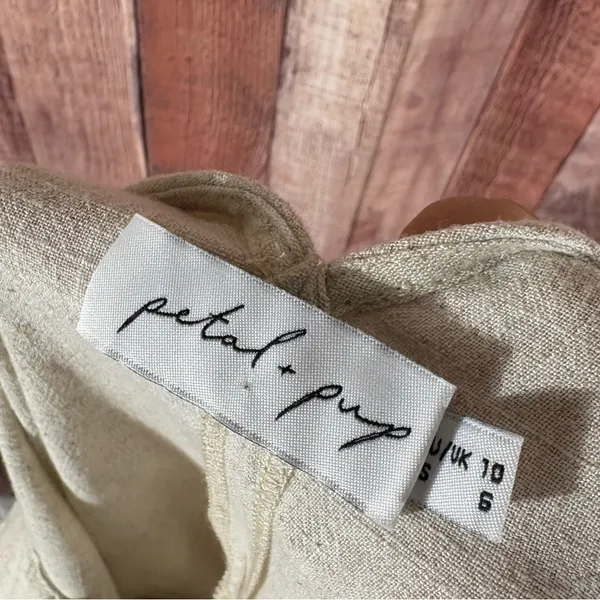 Petal & Pup‎ Tan Jumpsuit Size 6 - Image 8