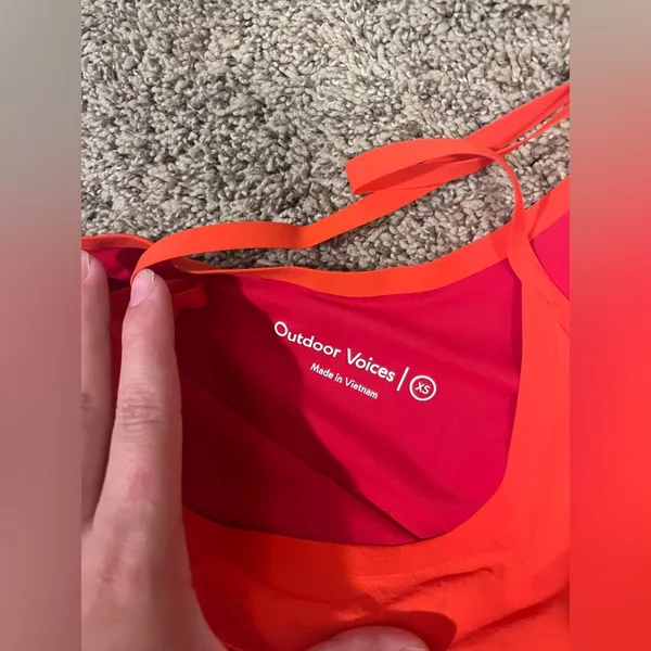 Outdoor Voices Orange Exercise Dress - Image 3