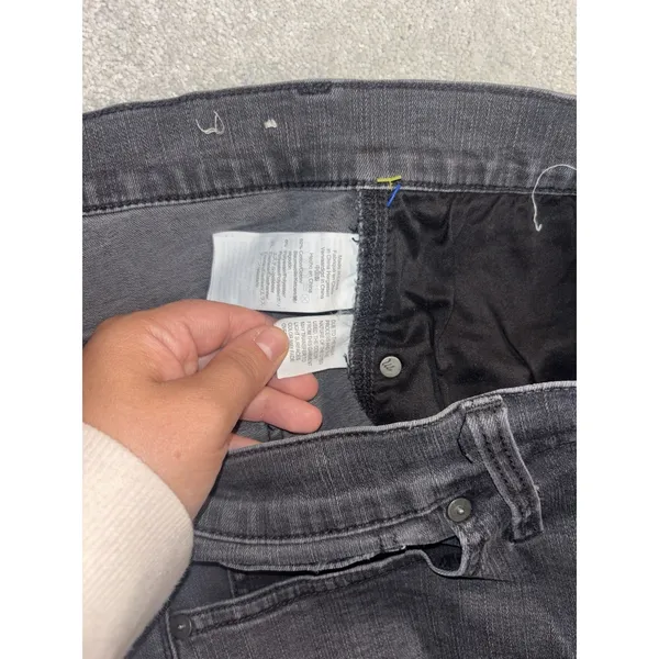 madewell 9in high rise skinny 36 Tall Button‎ Fly Fray - Image 6