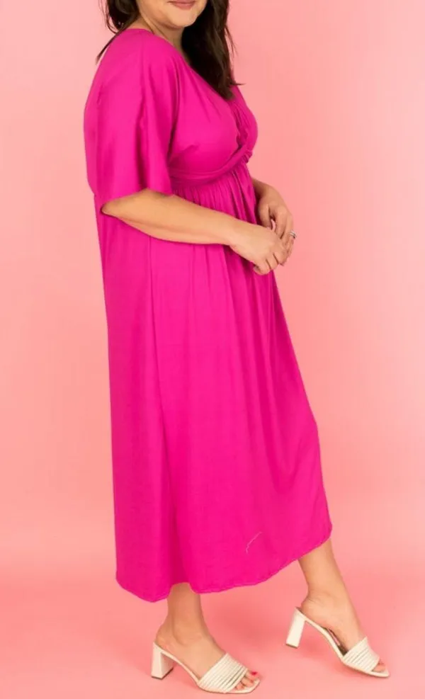 Entro Casual Pink Dress - Image 2