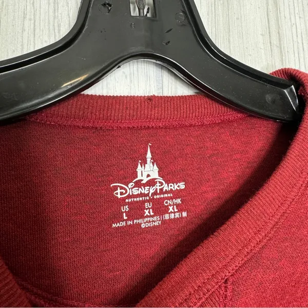 Disney Parks Walt Disney World Grumpy Embroidered Crewneck Sweatshirt L Large - Image 6