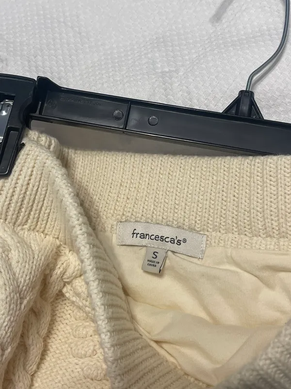 Francesca's Matching Knit Sweater And Skirt Set - Image 7