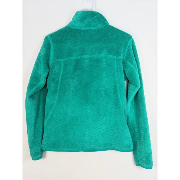 Patagonia Womens Re-Tool Snap-T‎ Fleece Pullover Teal Green 25442 Small - Image 2