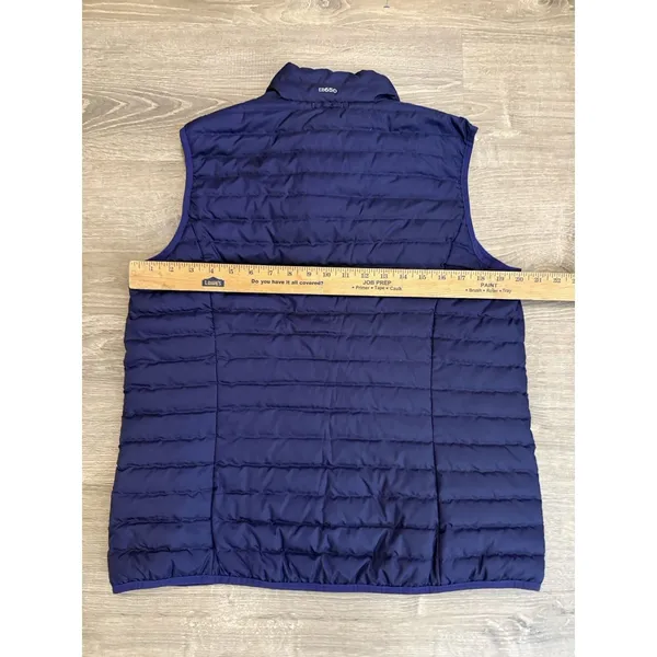 Eddie Bauer EB600 Goose Down Puffer Vest Purple Women's Size Large - Image 4