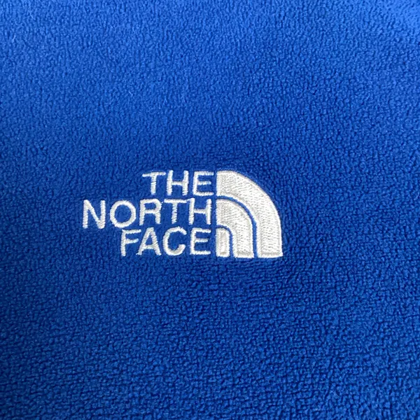 The North Face Blue Full Zip Fleece Jacket Mens Large - Fair Condition Flawed - Image 3