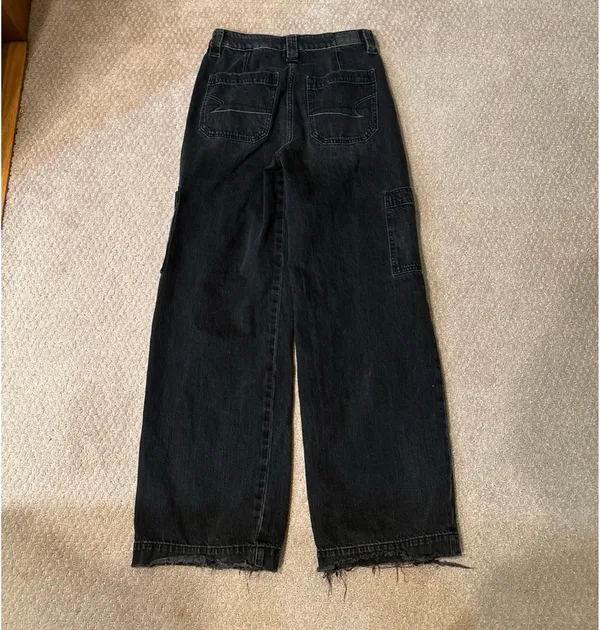 Black Cargo Jeans American Eagle - Image 2