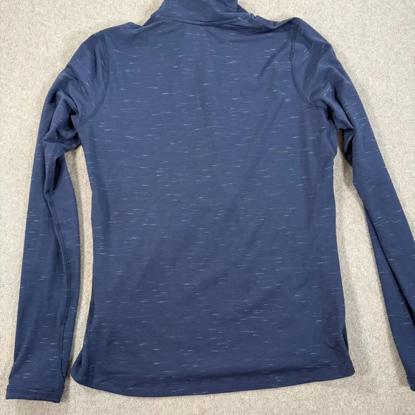 Ole Miss Rebels Nike Dri-fit Quarter Zip Pullover Women's Large Navy Blue Red - Image 8