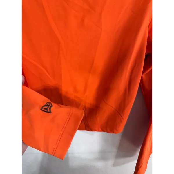 New Era Women's L Orange Long Sleeve Crop Top Cleveland Browns NFL Football - Image 5